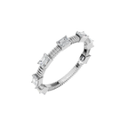BAGUETTE WEDDING BAND