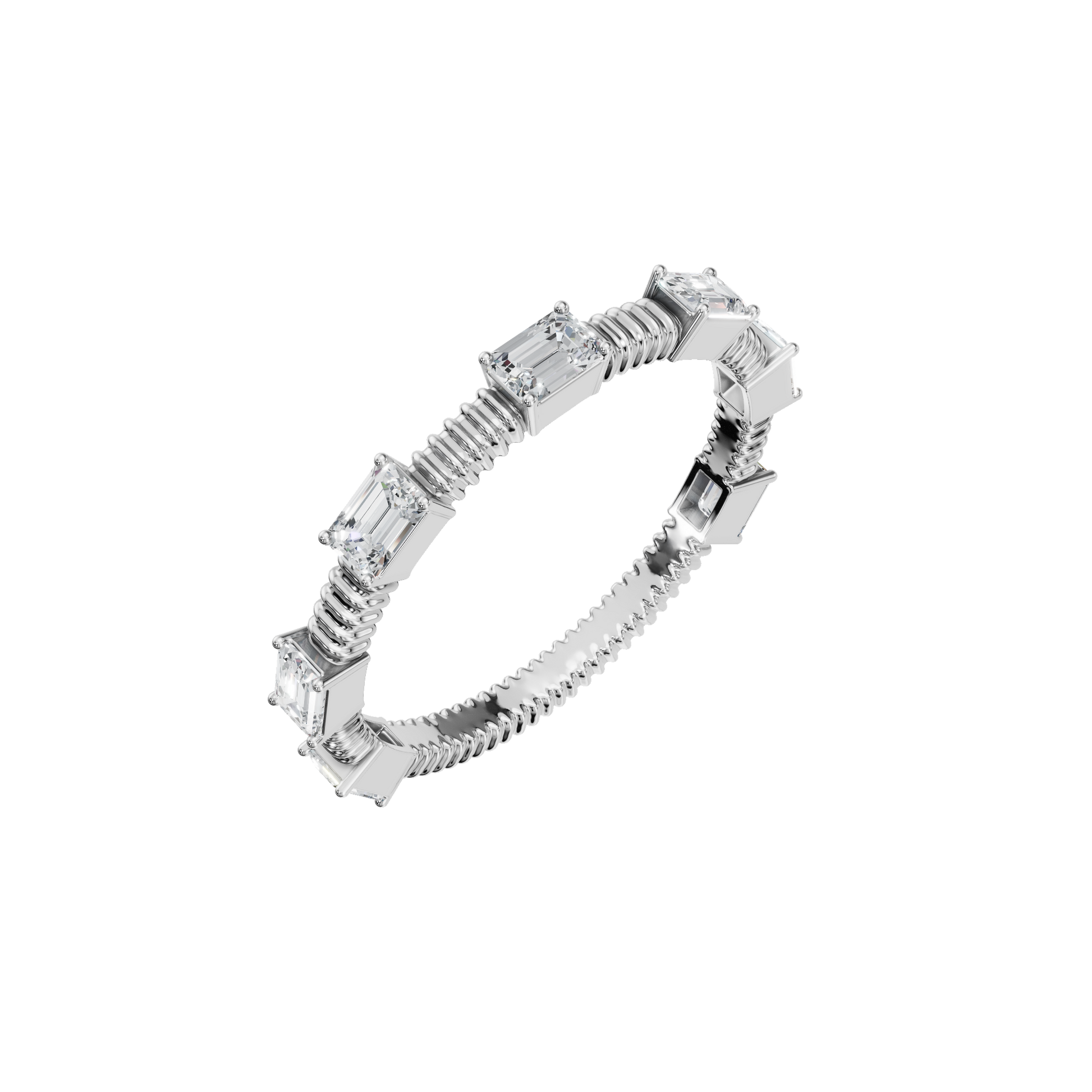 BAGUETTE WEDDING BAND - M&D Signature Jewels