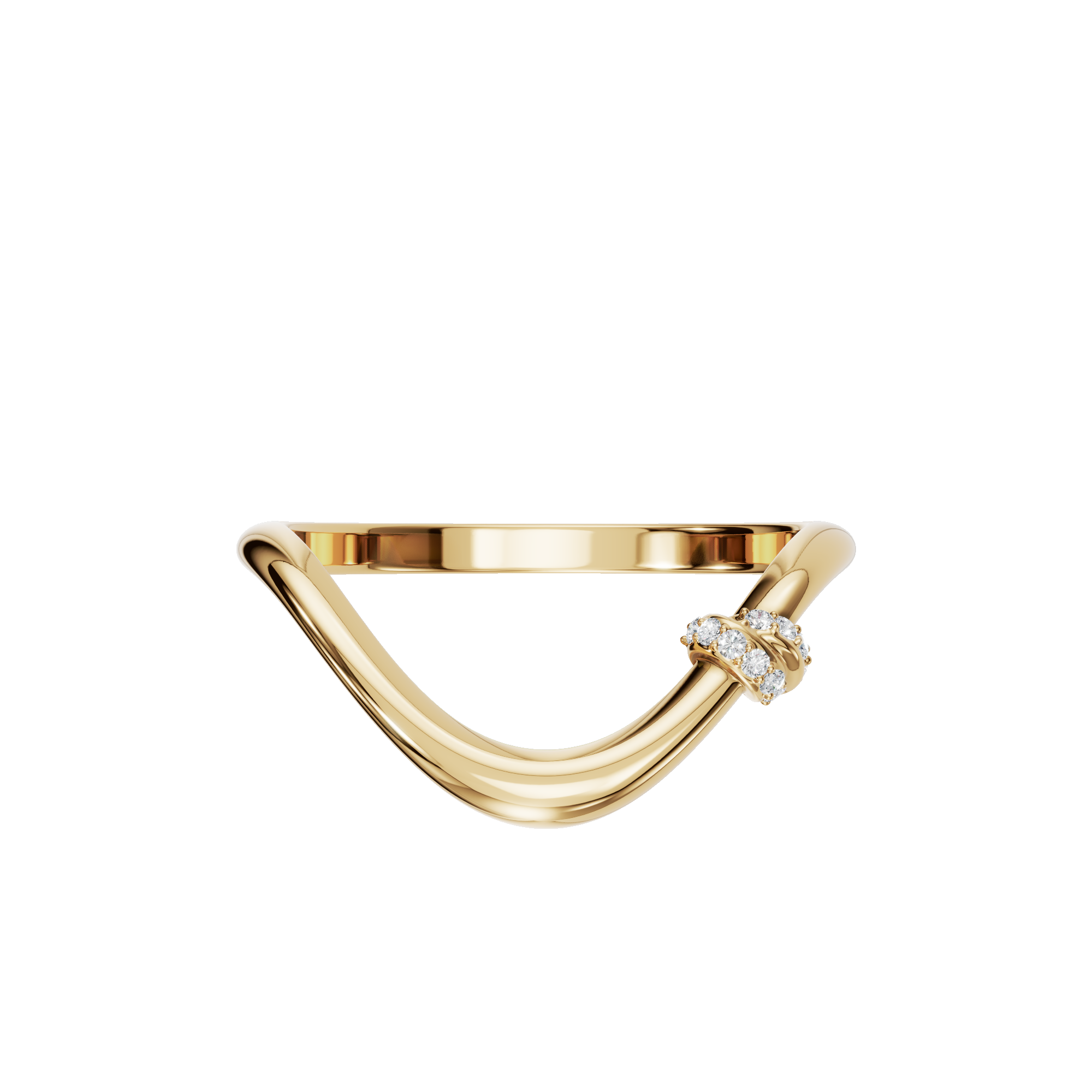 ROUND WEDDING BAND