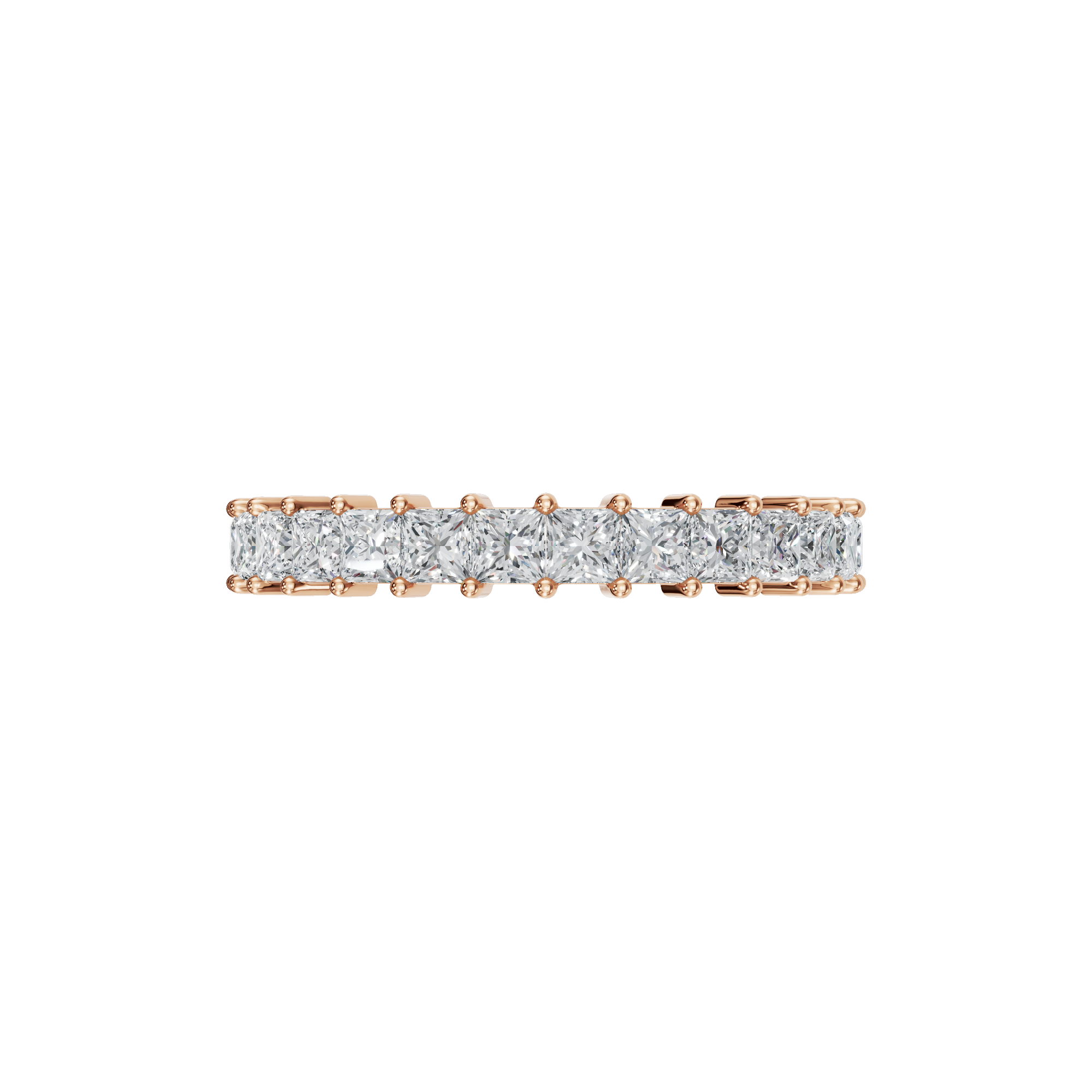 PRINCESS HALF ETERNITY WEDDING BAND
