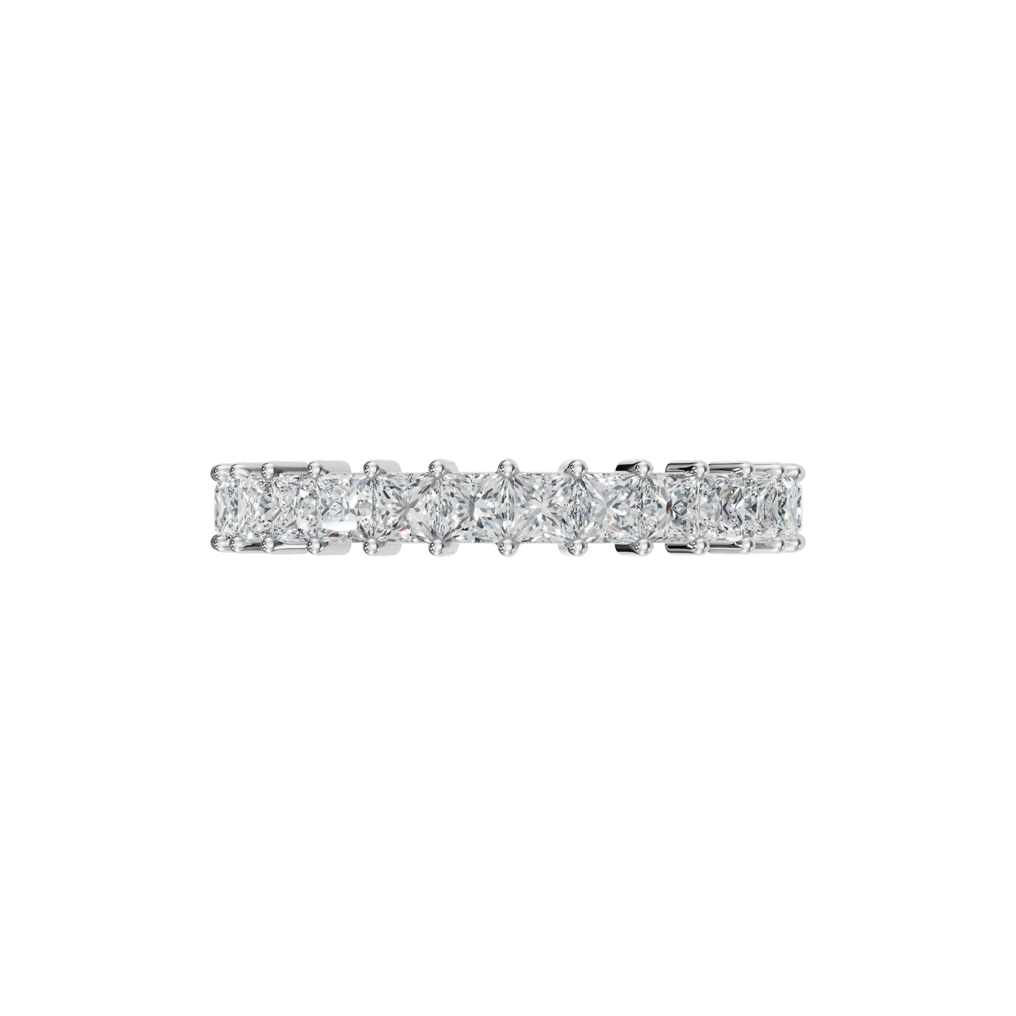 PRINCESS HALF ETERNITY WEDDING BAND - M&D Signature Jewels