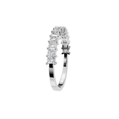 PRINCESS HALF ETERNITY WEDDING BAND - M&D Signature Jewels