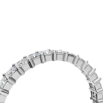 PRINCESS HALF ETERNITY WEDDING BAND - M&D Signature Jewels