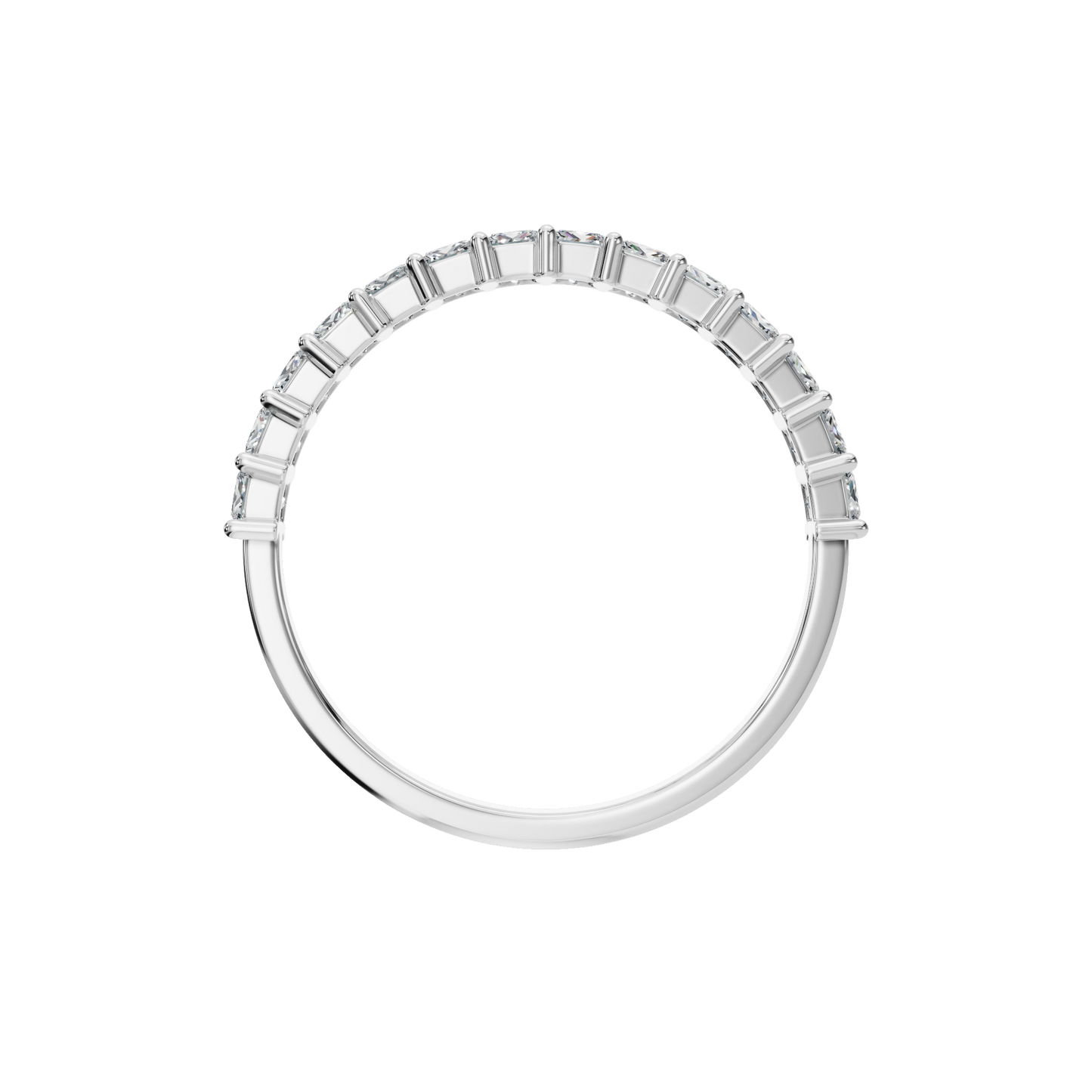 PRINCESS HALF ETERNITY WEDDING BAND - M&D Signature Jewels