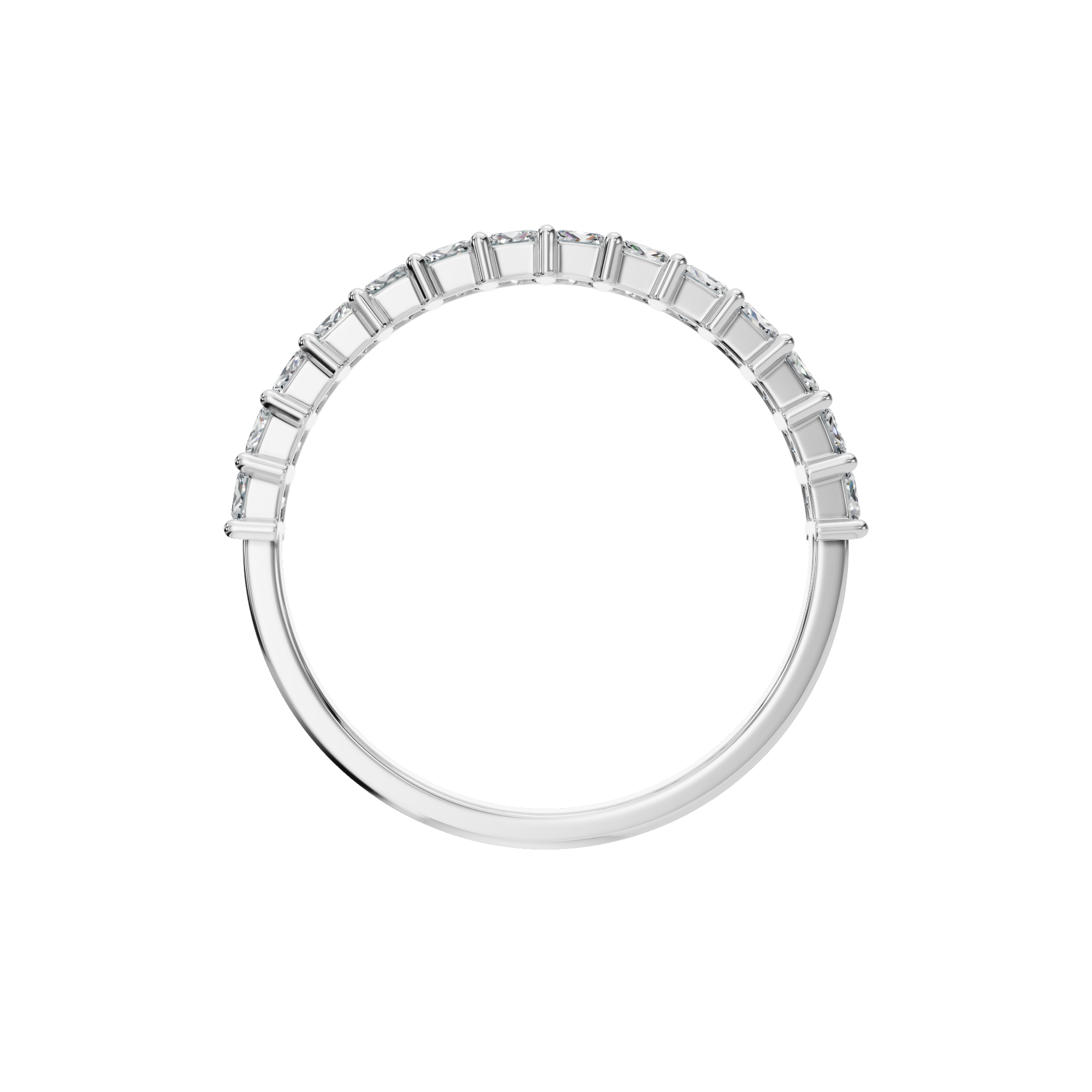 PRINCESS HALF ETERNITY WEDDING BAND
