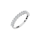 PRINCESS HALF ETERNITY WEDDING BAND