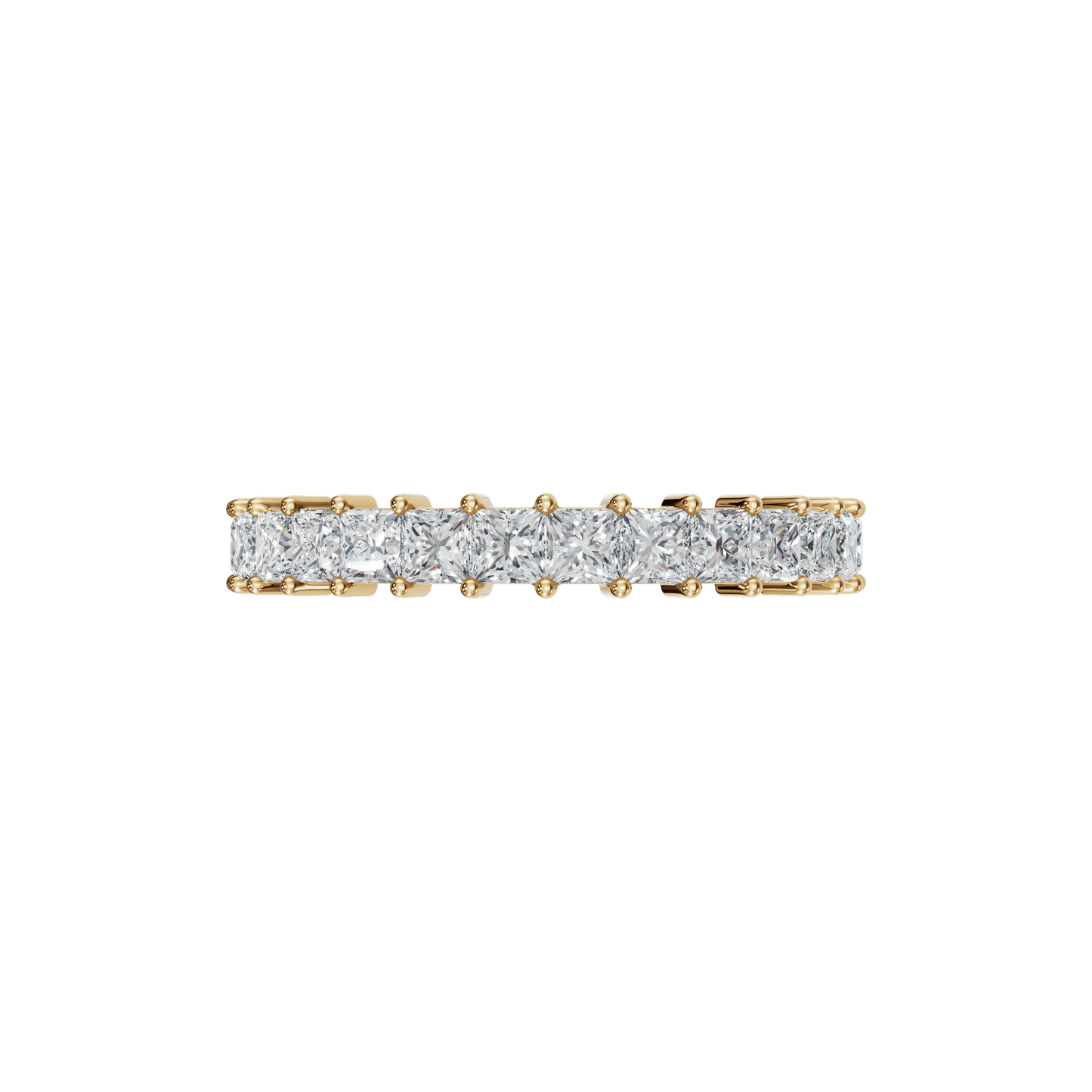 PRINCESS HALF ETERNITY WEDDING BAND - M&D Signature Jewels