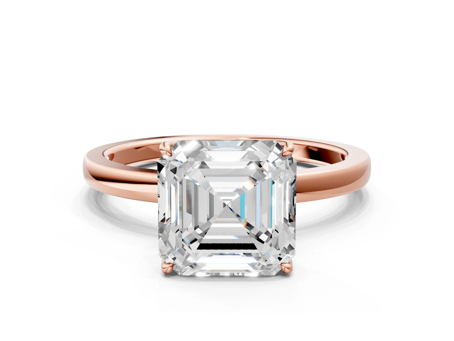 ASSCHER SOLITAIRE - M&D Signature Jewels