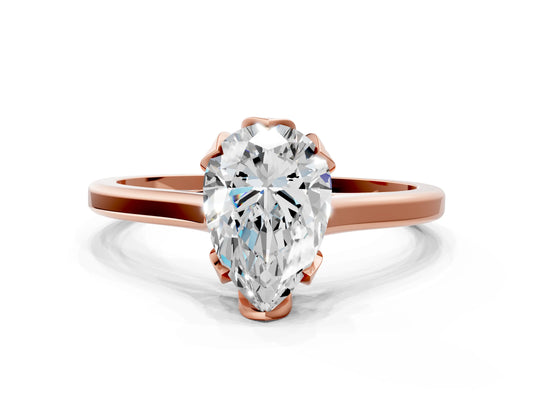 PEAR SOLITAIRE - M&D Signature Jewels