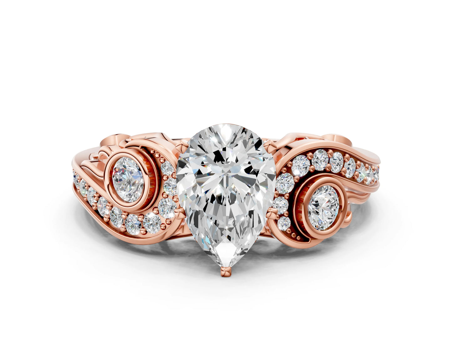 PEAR VINTAGE RING - M&D Signature Jewels