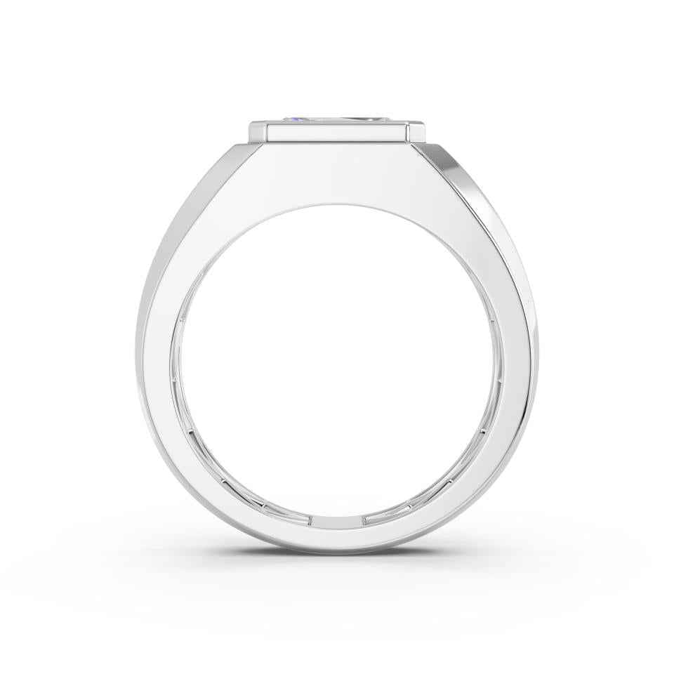 RADIANT E-W MENS BEZEL RING