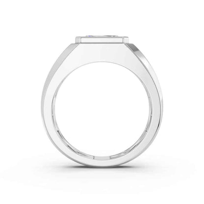 RADIANT E-W MENS BEZEL RING