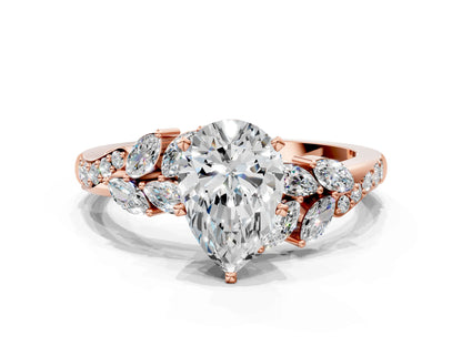 PEAR NATURE INSPIRED  RING - M&D Signature Jewels
