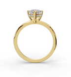 PEAR HIDDEN HALO RING