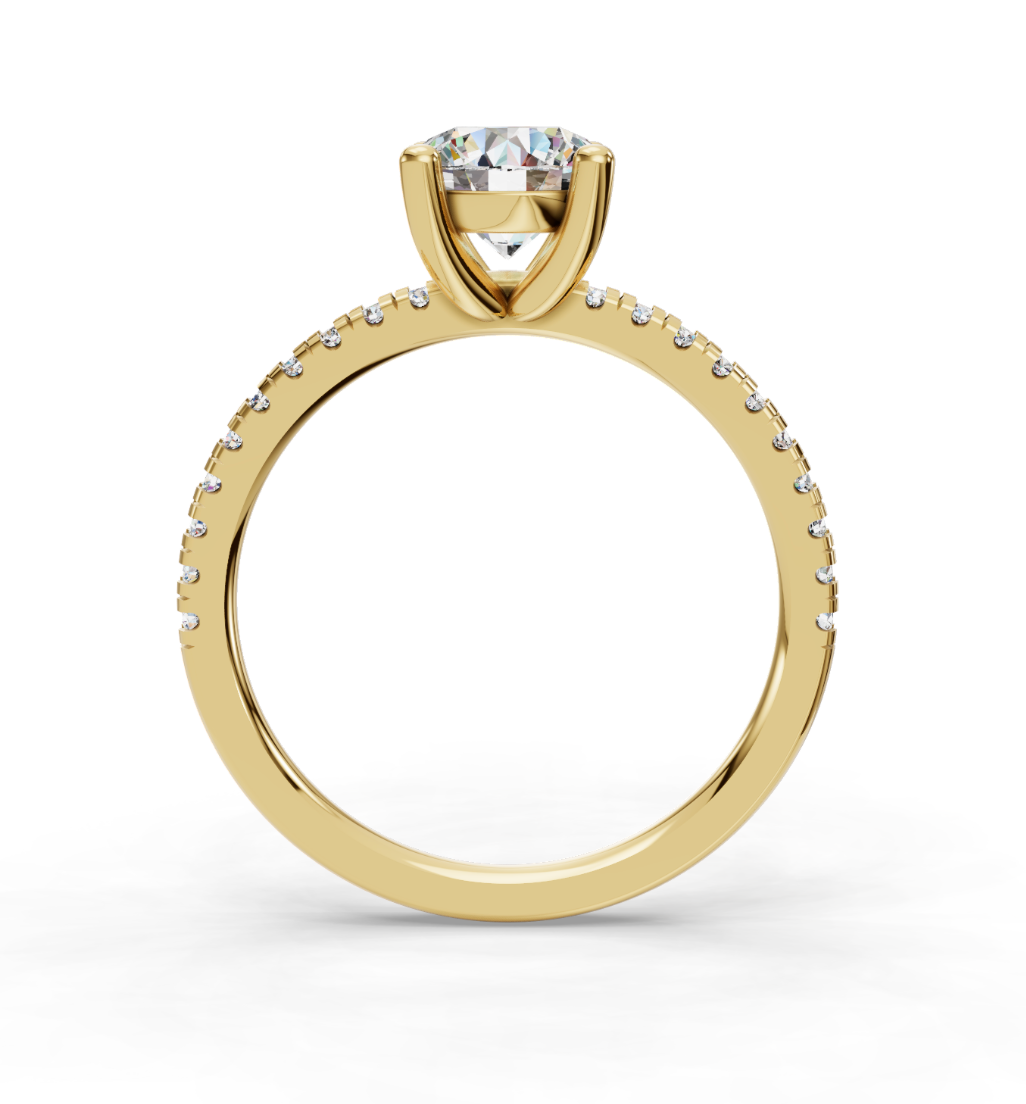 ROUND PAVE RING