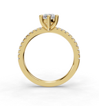 MARQUISE PAVE RING