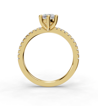 MARQUISE PAVE RING
