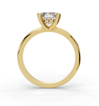 CUSHION HIDDEN HALO RING