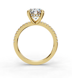 ROUND PAVE WITH HIDDEN HALO RING