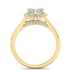 HEART HALO WITH HIDDEN HALO RING