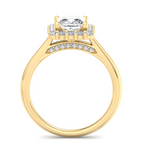 PRINCESS HALO WITH HIDDEN HALO RING
