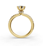 MARQUISE ACCENTED PAVE HIDDEN HALO RING