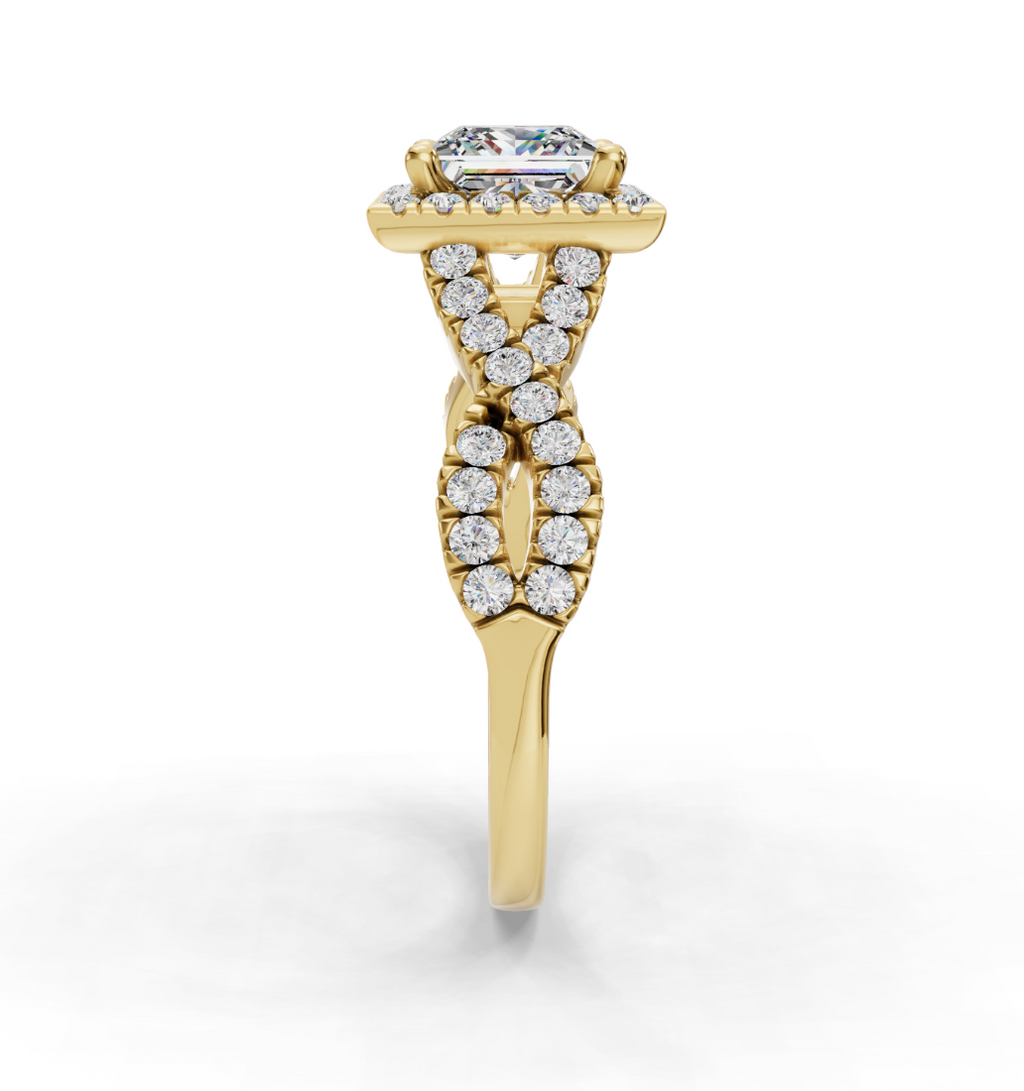 PRINCESS NATURE INSPIRED HALO RING