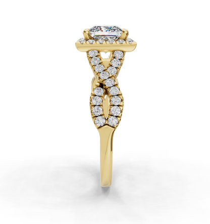 PRINCESS NATURE INSPIRED HALO RING
