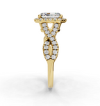 RADIANT NATURE INSPIRED HALO RING