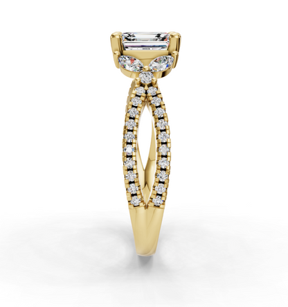 ASSCHER NATURE INSPIRED RING