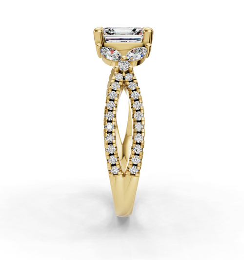 ASSCHER NATURE INSPIRED RING