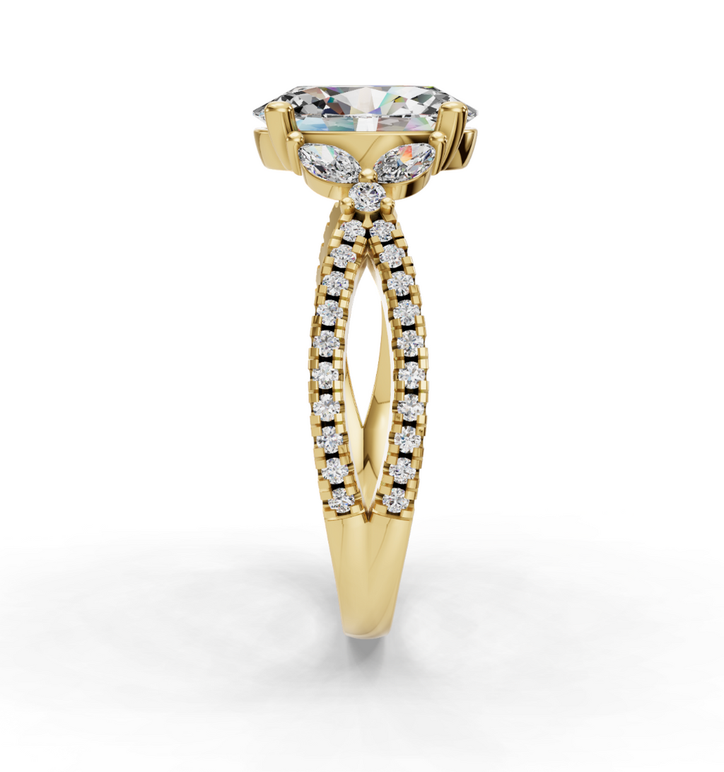OVAL NATURE INSPIRED RING