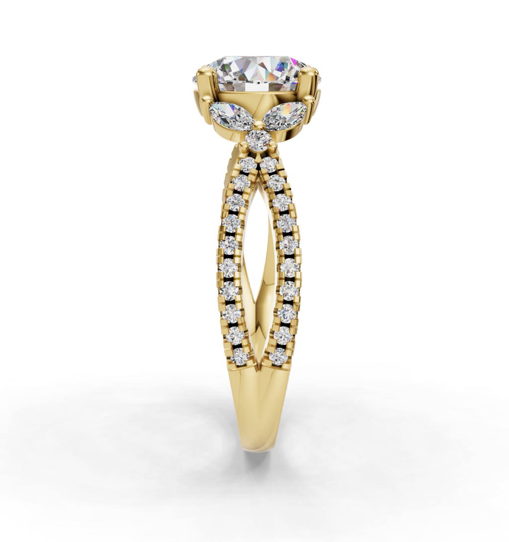 ROUND NATURE INSPIRED RING