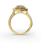 HEART HALO WITH PAVE RING
