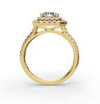 RADIANT HALO WITH PAVE RING