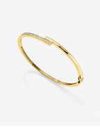 HALF DIAMOND BANGLE