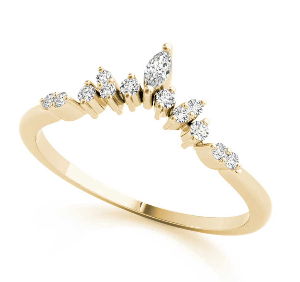 MARQUISE WEDDING BAND