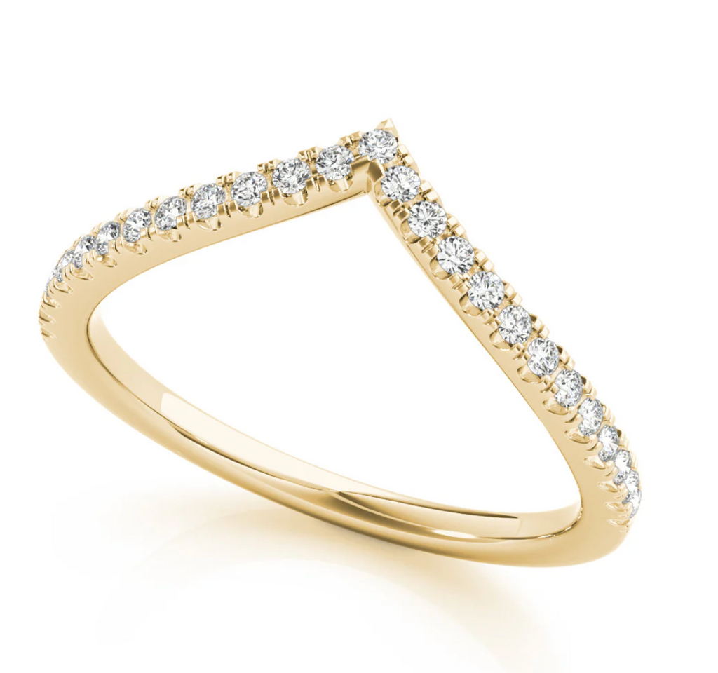 ROUND V WEDDING BAND