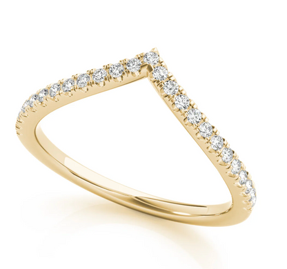 ROUND V WEDDING BAND