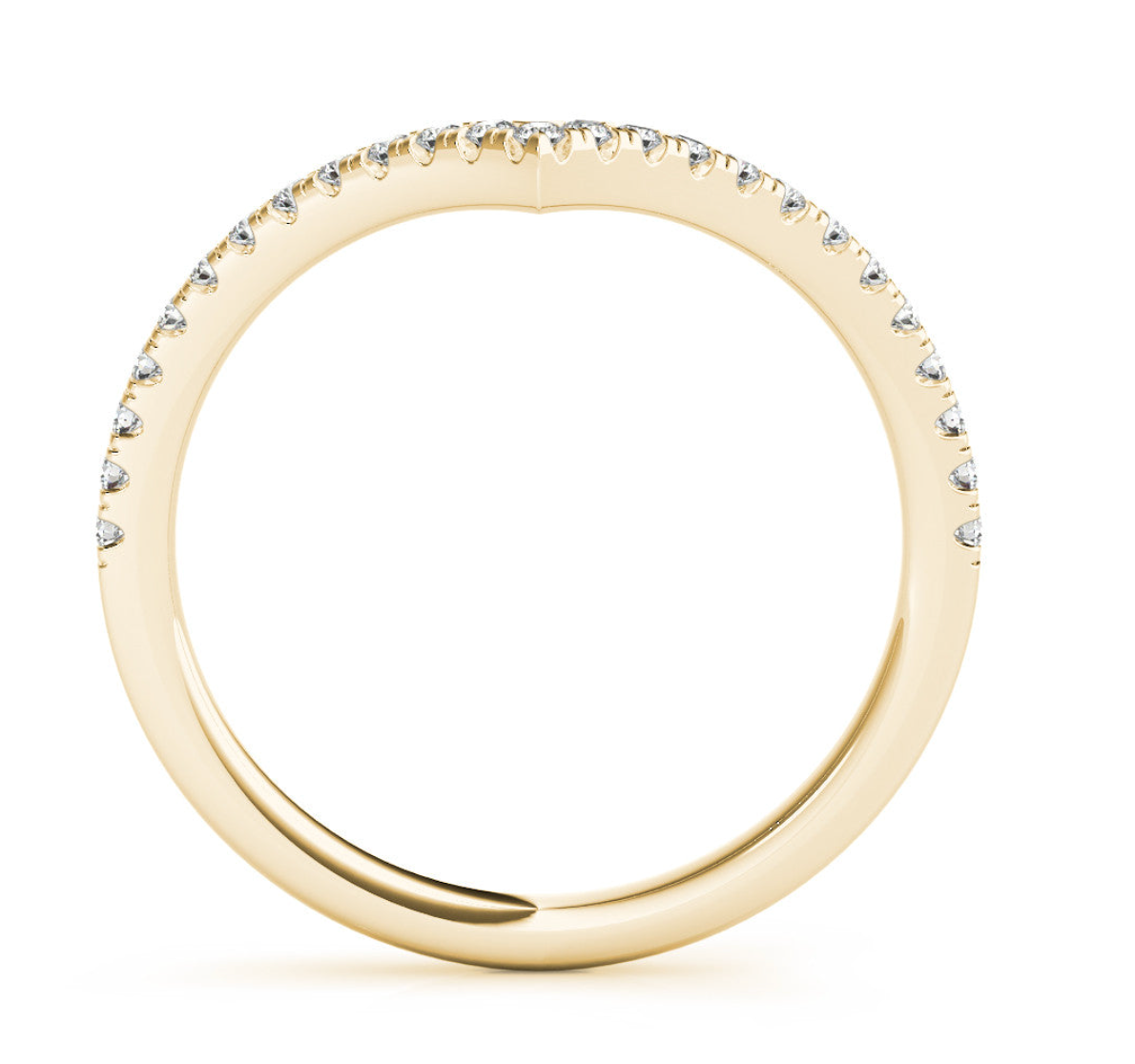 ROUND V WEDDING BAND