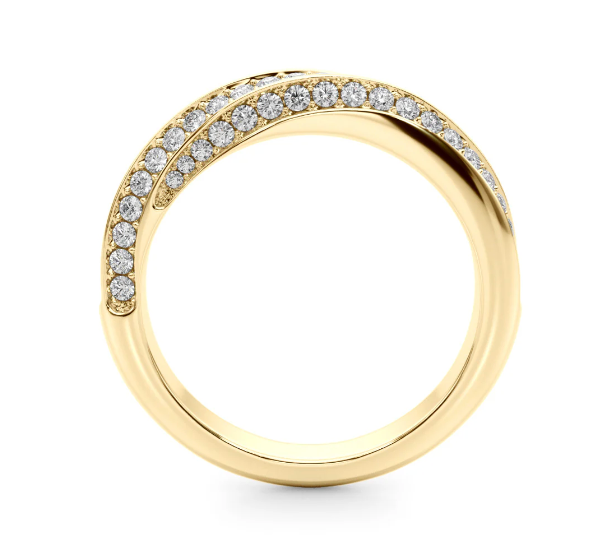 ROUND CHANNEL WEDDING BAND