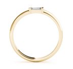 BAGUETTE WEDDING BAND