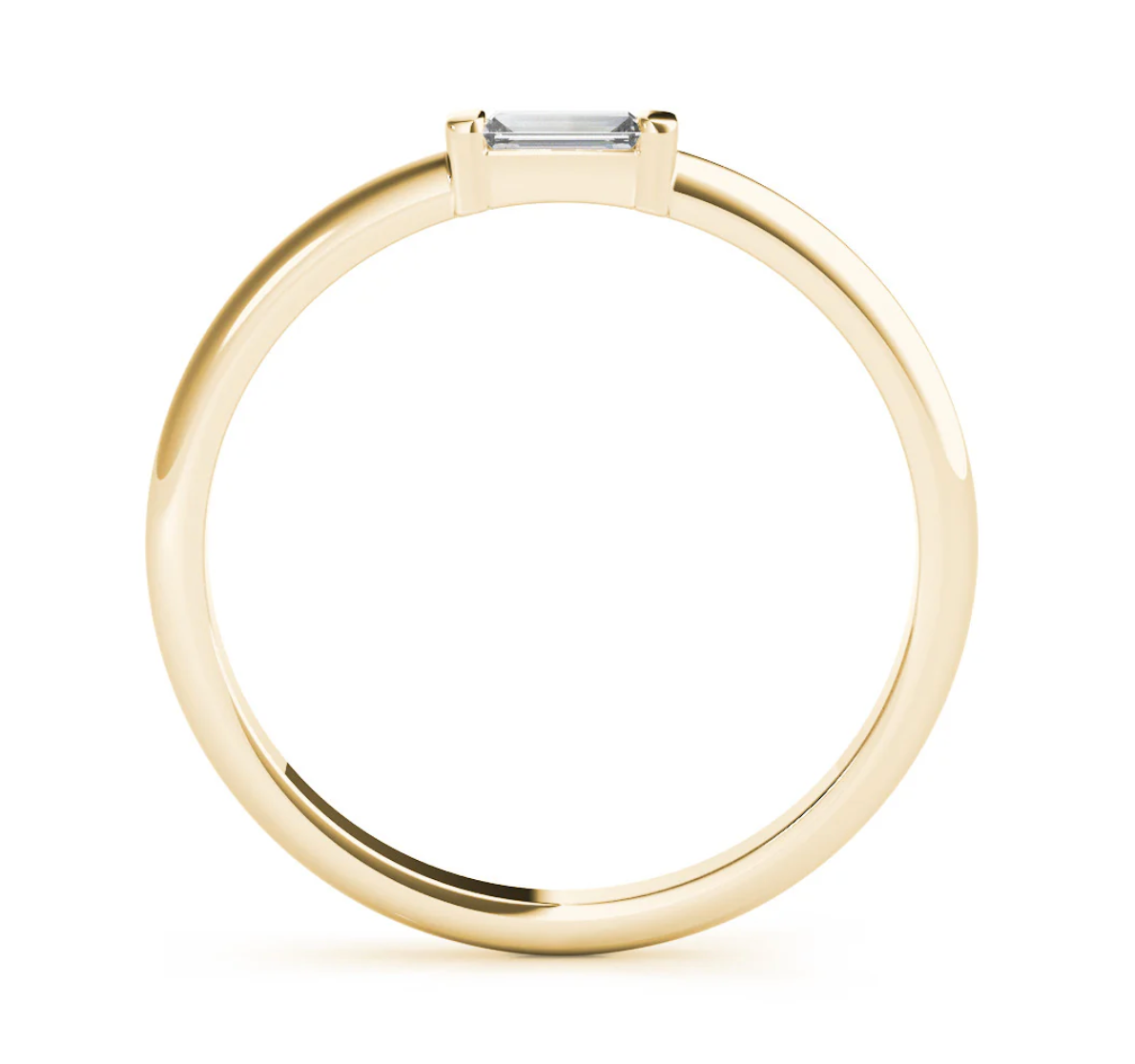 BAGUETTE WEDDING BAND