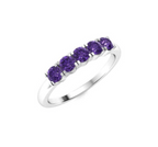 Amethyst Wedding Ring