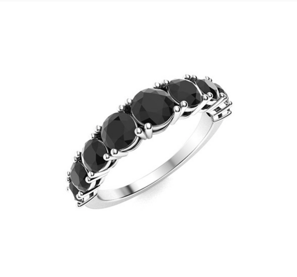 Black Diamond Wedding Ring