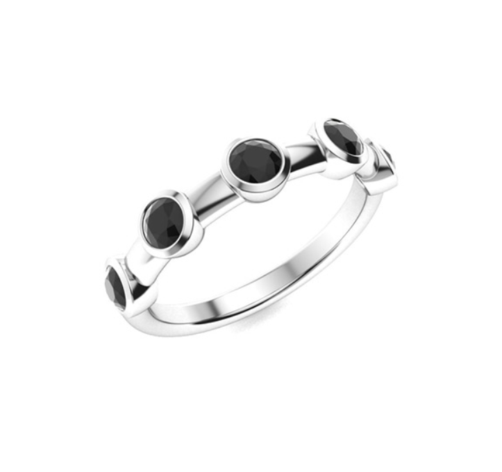 Black Diamond Wedding Ring