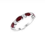 Ruby and Diamond Wedding Ring