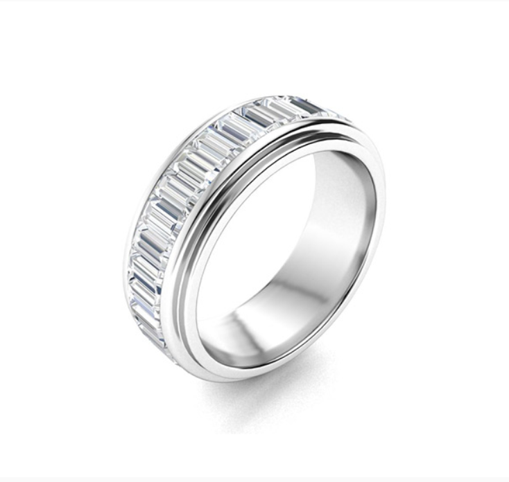 Lab VS Diamond Wedding Ring