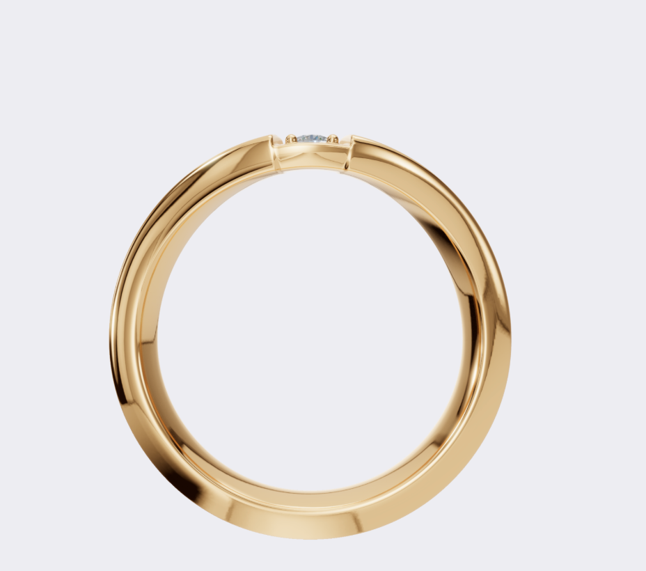 ROUND WEDDING BAND