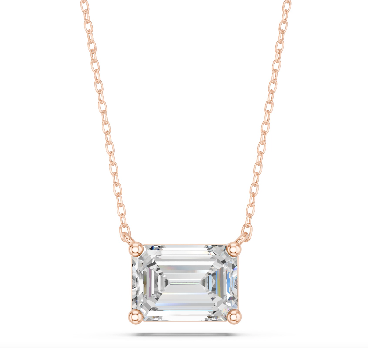 EMRALD SOLITAIRE PENDANT
